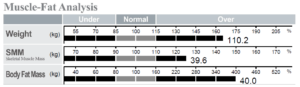 Muscle Fat Analysis from InBody report