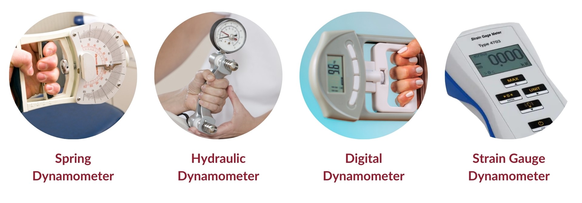 Types of Hand Grip Dynamometer