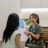 Jodie Ang, Registered Dietitian at Prologue LMC, going through a client’s InBody results.